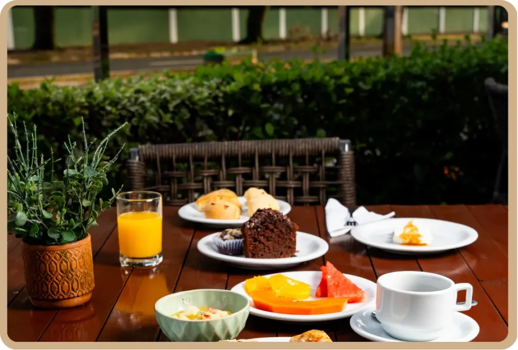 Deck com vista para mata